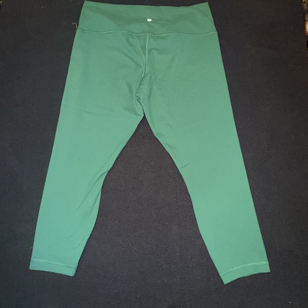 Lululemon Green Wunder Train High Rise Tights Womens Size 18 NWOT